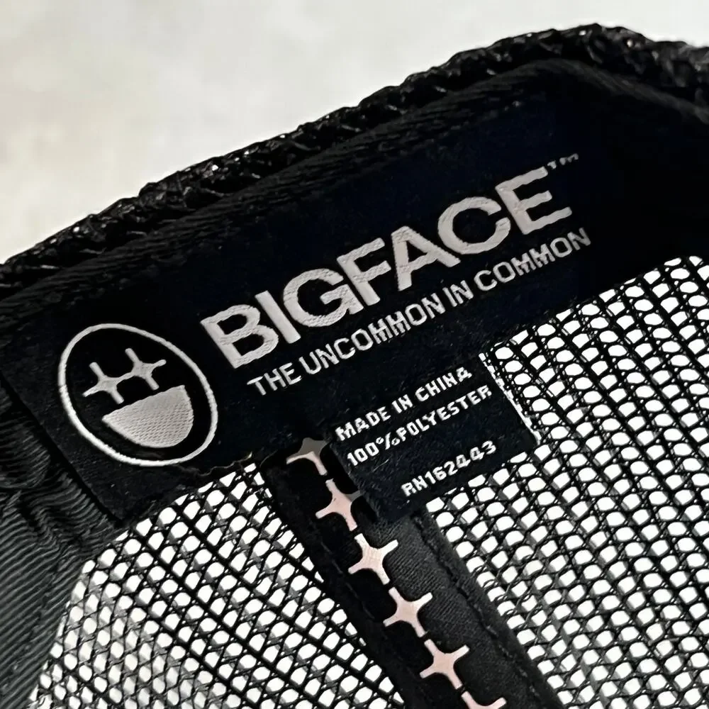 BIGFACE Coffee Black Trucker SnapBack Black Hat Cap Jimmy Butler NWT